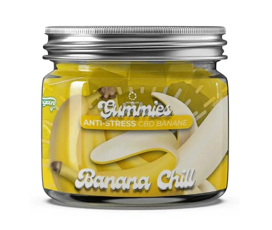 Gummies CBD Banana Chill – Anti‑Stress 20 mg (30 unités)