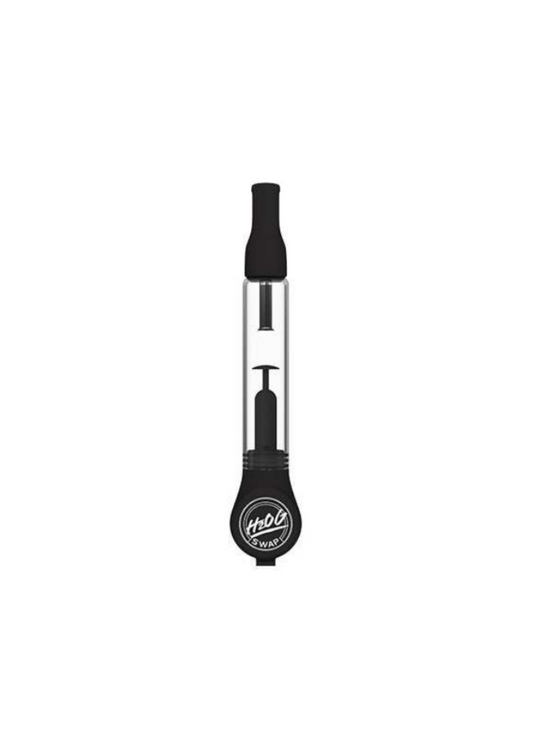 Pipe à Eau Portable H2OG Swap Sunakin – Verre & Silicone Noir